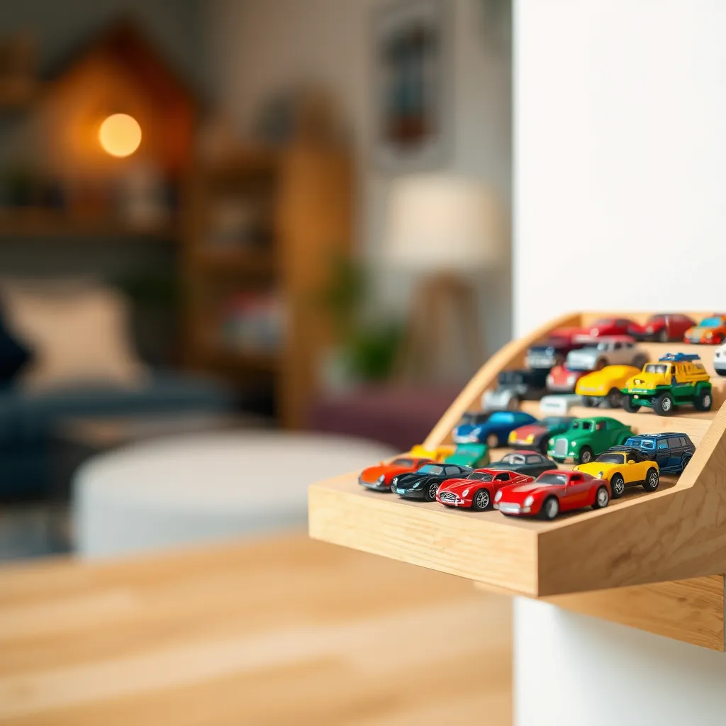 Półka na samochodziki – idealne miejsce na kolekcję autek