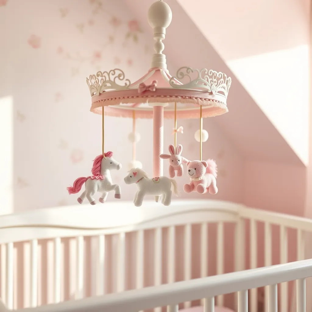 Karuzela do łóżeczka dla dziewczynki – pierwsza zabawka dla niemowlaka