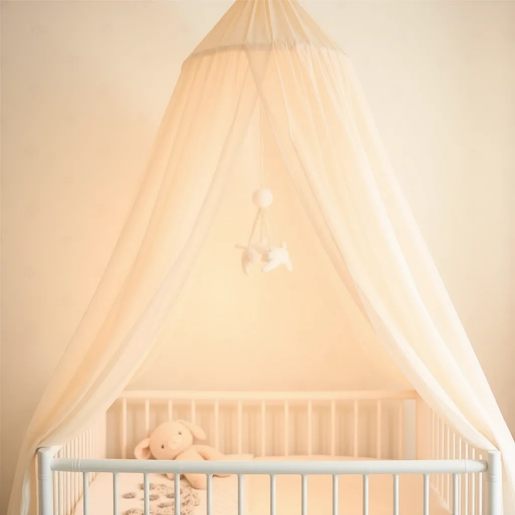 Baldachim nad łóżeczko – przytulna strefa snu dla malucha