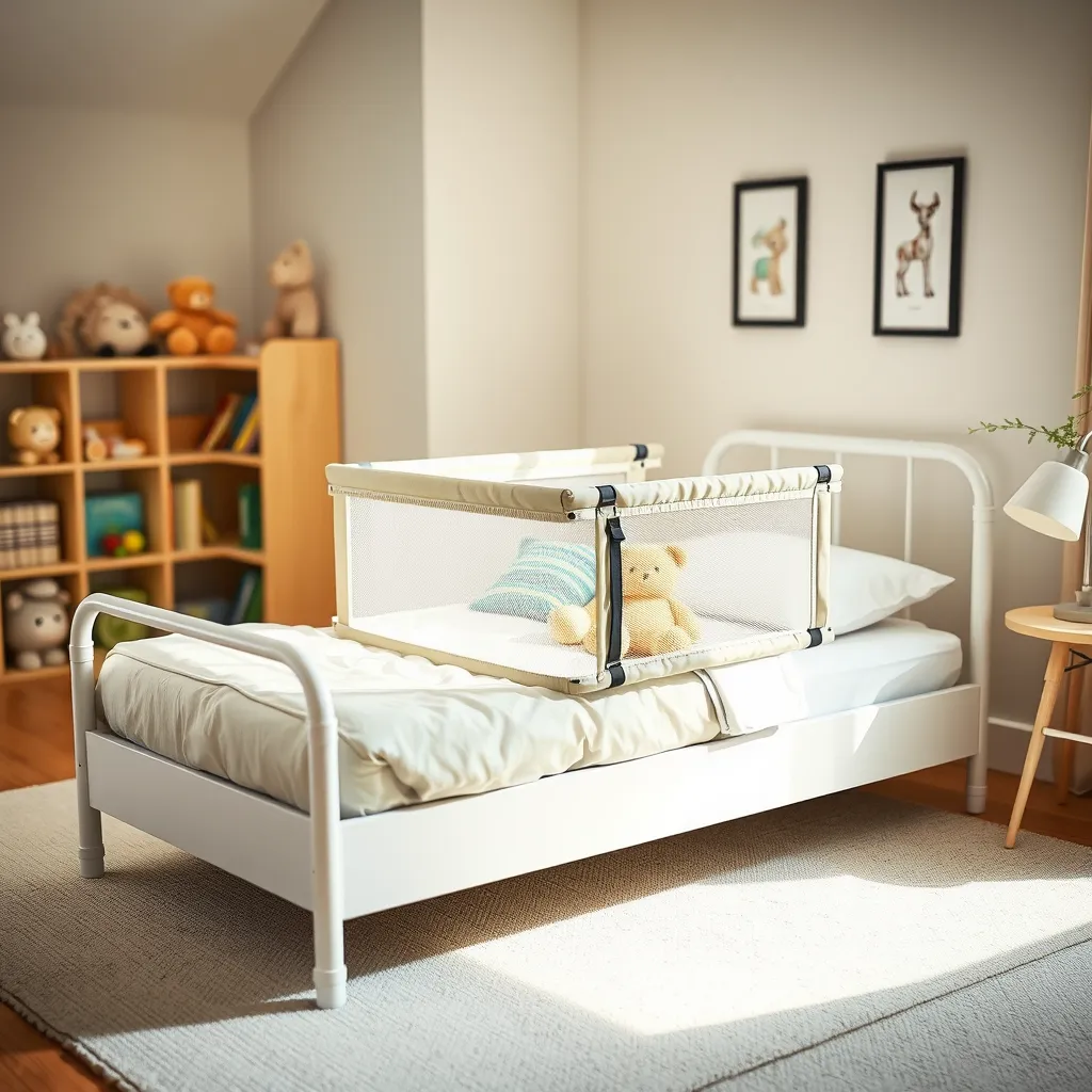 Niskie łóżko dla dziecka z barierką – bezpieczeństwo i wygoda