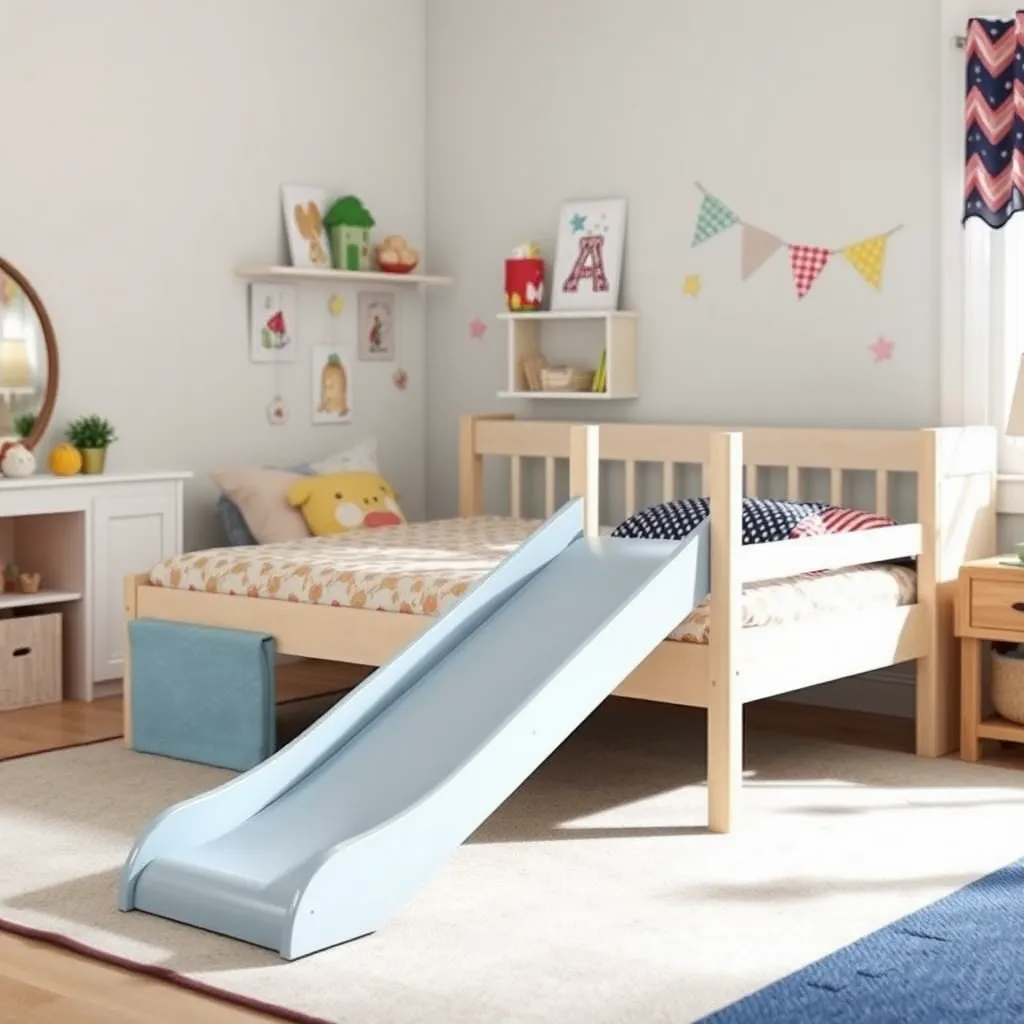 Łóżko ze zjeżdżalnią – jak je zamontować?