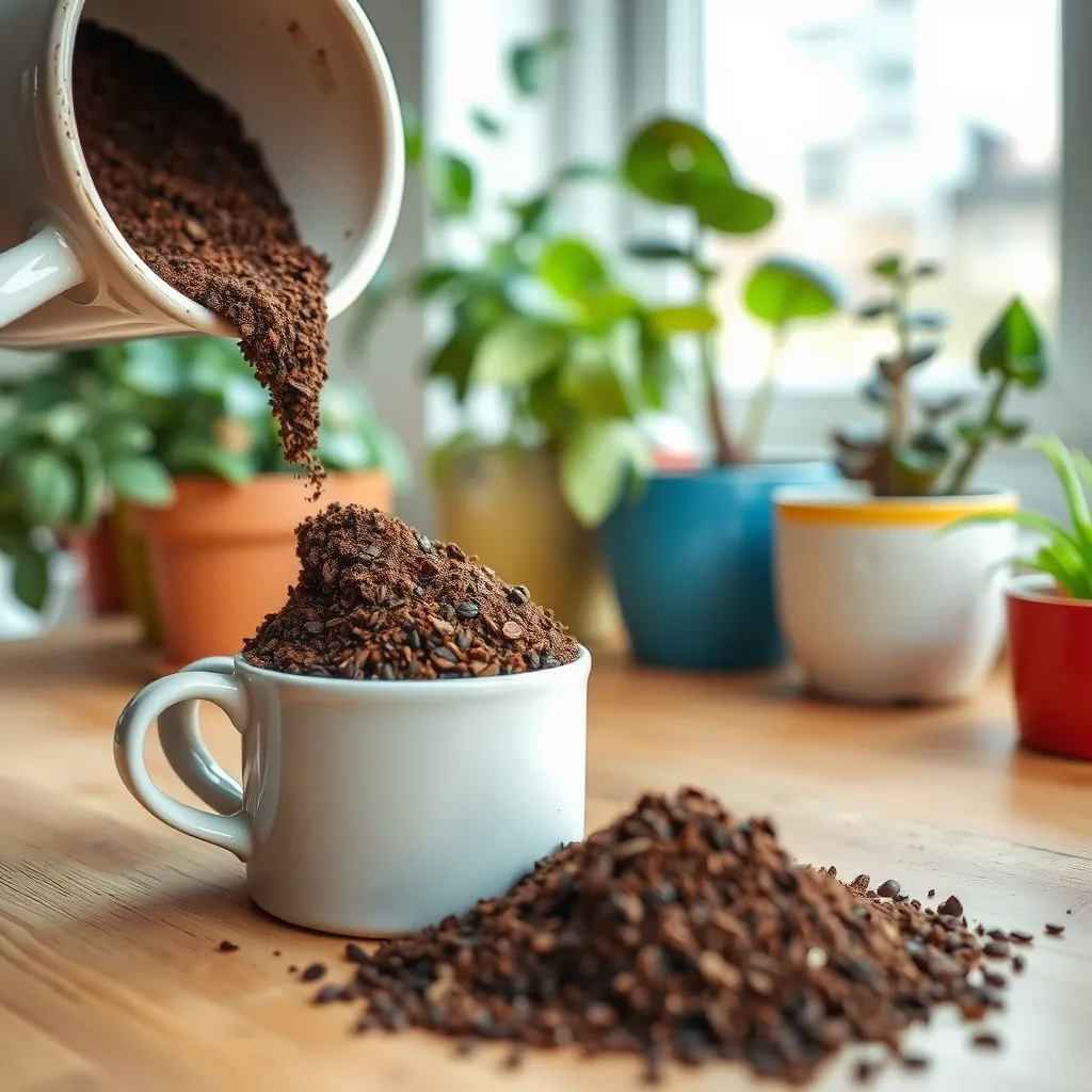 Jak zrobić nawóz z fusów od kawy?