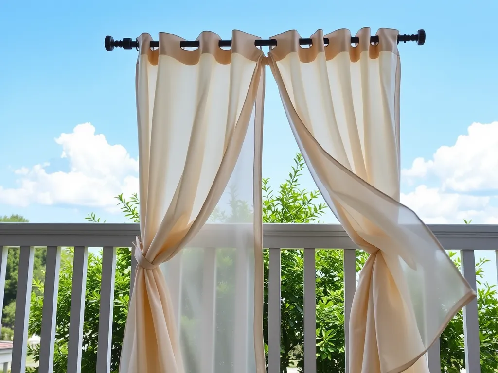 Jak zamontować zasłony na balkonie?
