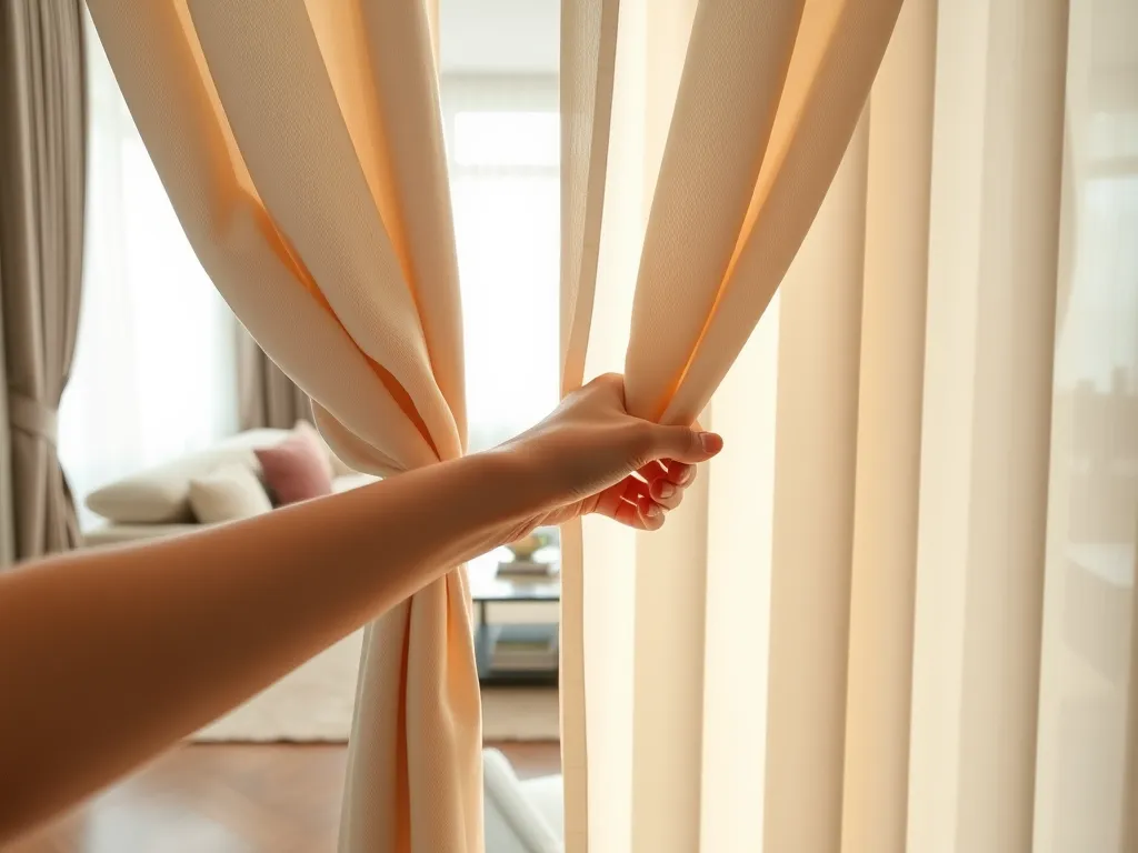 Jak upiąć za długie zasłony?