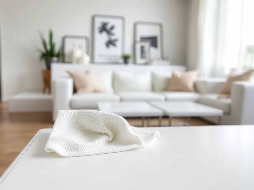 Czym czyścić białe meble matowe?