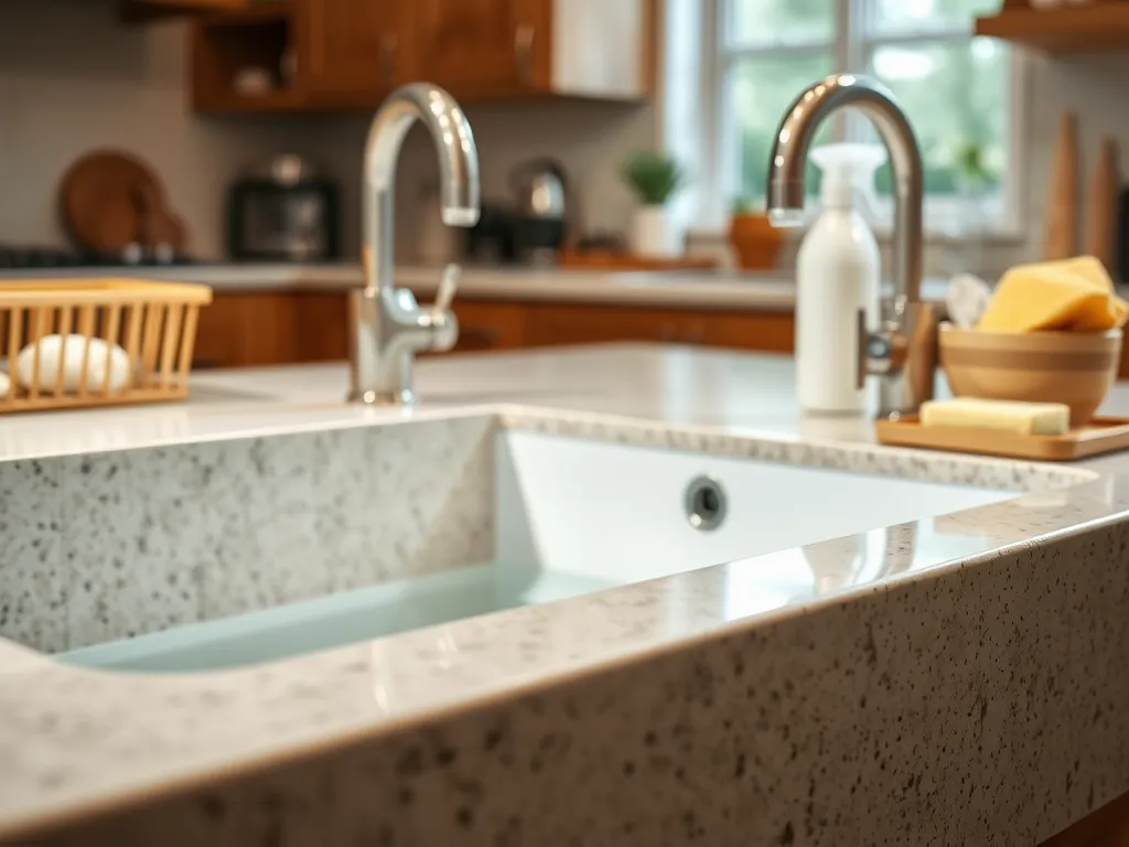 Jak wyczyścić beżowy zlew granitowy?