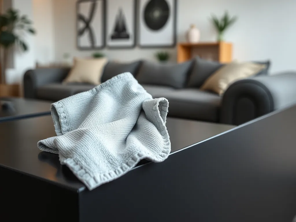 Czym czyścić czarne meble matowe?