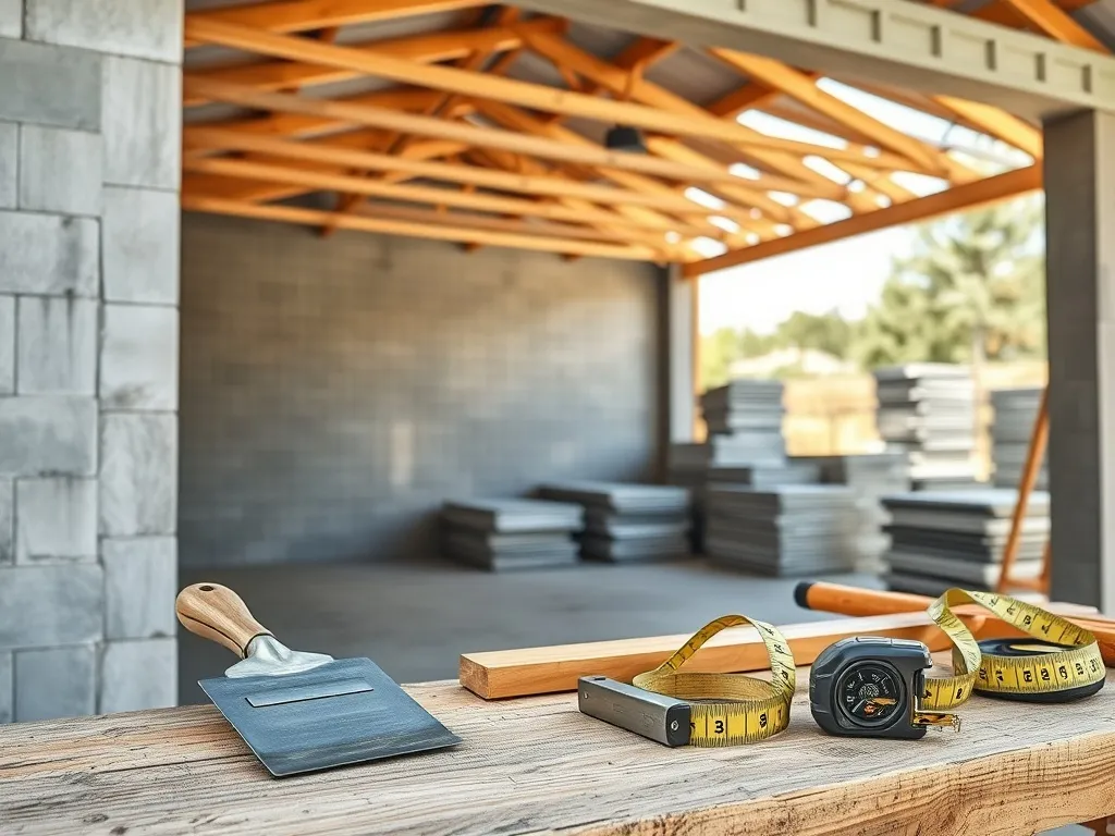 Garaż z płyt betonowych: jak zrobić dach krok po kroku?