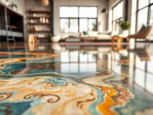 Podłoga z żywicy – zalety, wady i zastosowanie w różnych wnętrzach