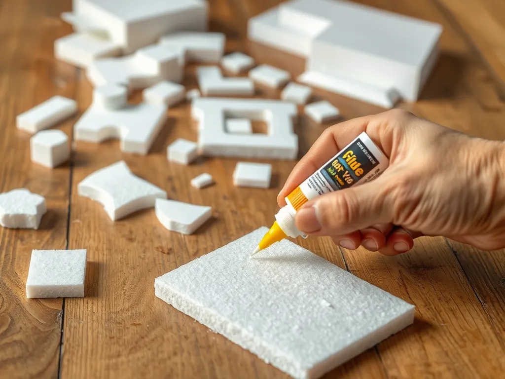 Czym skleić styropian do styropianu?