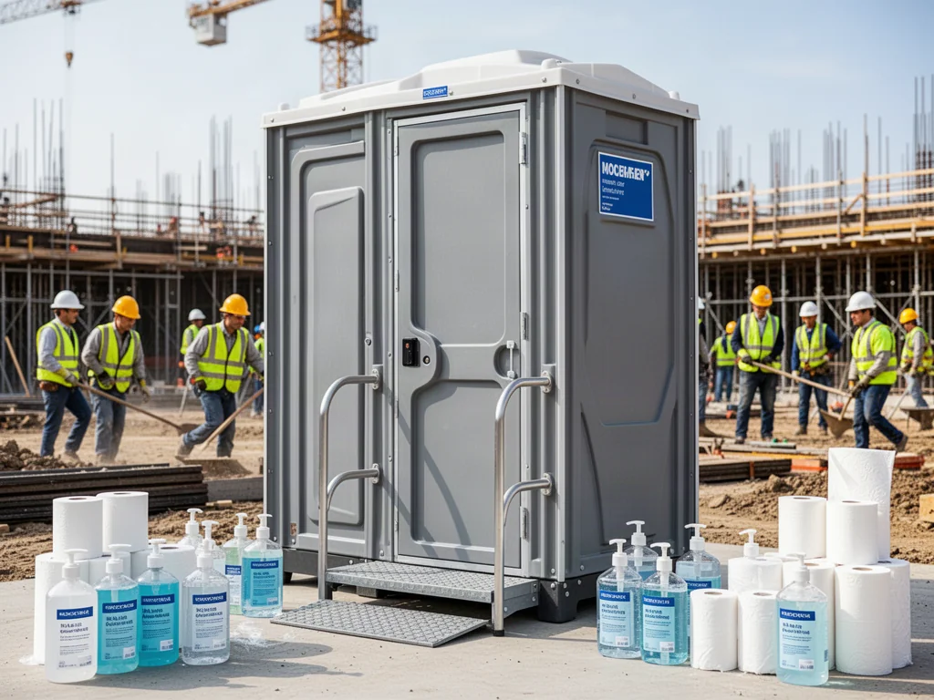 Mobilne zaplecze sanitarne na budowie i eventach. Przepisy, liczby i wybór sprzętu